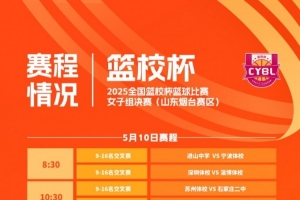 篮校杯女子组决赛山东烟台赛区8强出炉 明天下午进行1/4决赛