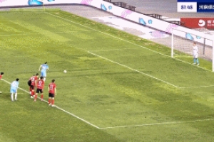 阿奇姆彭造点，纳萨里奥主罚偏出，河南仍1-0亚泰