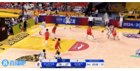 😅这不行！纳托尔切入暴扣被卡尔顿从篮圈底捅出并犯规打成2+1