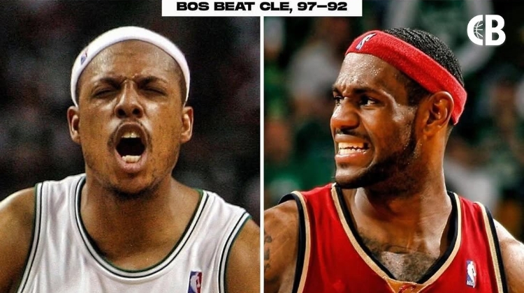 ☘️vs👑！皮尔斯晒17年前的今天自己抢七暴走淘汰詹姆斯！