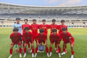十五运会男足U18组资格赛第二轮 吉林队1比0战胜河北队
