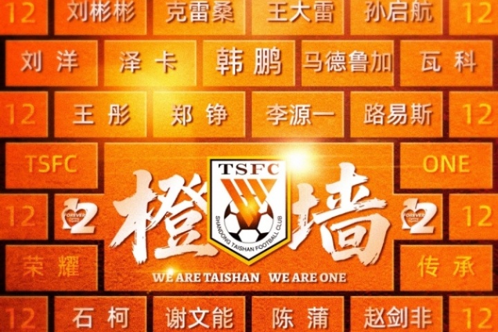 泰山vs梅州首发：5外援PK4外援，洛佩斯首秀 彭啸先发 杨超声出战