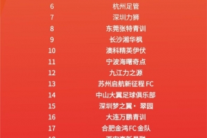 2034杯最终排名：中国足球小将夺得冠军组冠军，北京梦之队第二